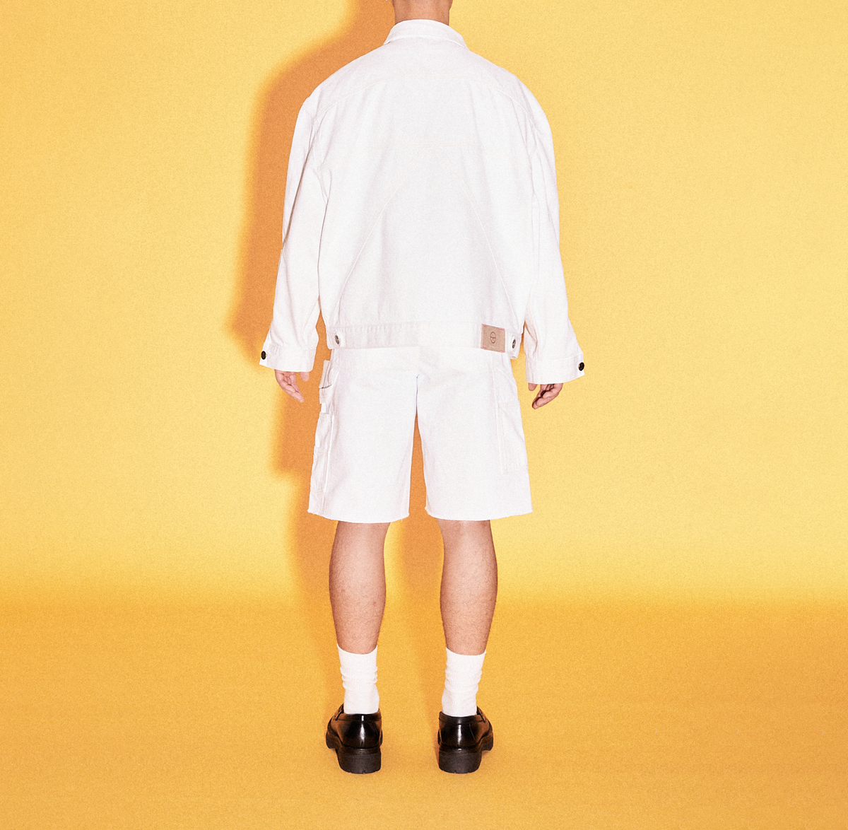 OKIO DENIM THE LE JACKET WHITE